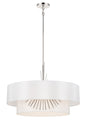 George Kovacs - P5394-613 - Four Light Pendant - Gramercy - Polished Nickel