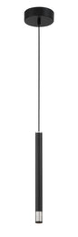 George Kovacs - P5409-691-L - LED Mini Pendant - Wand - Coal With Brushed Nickel