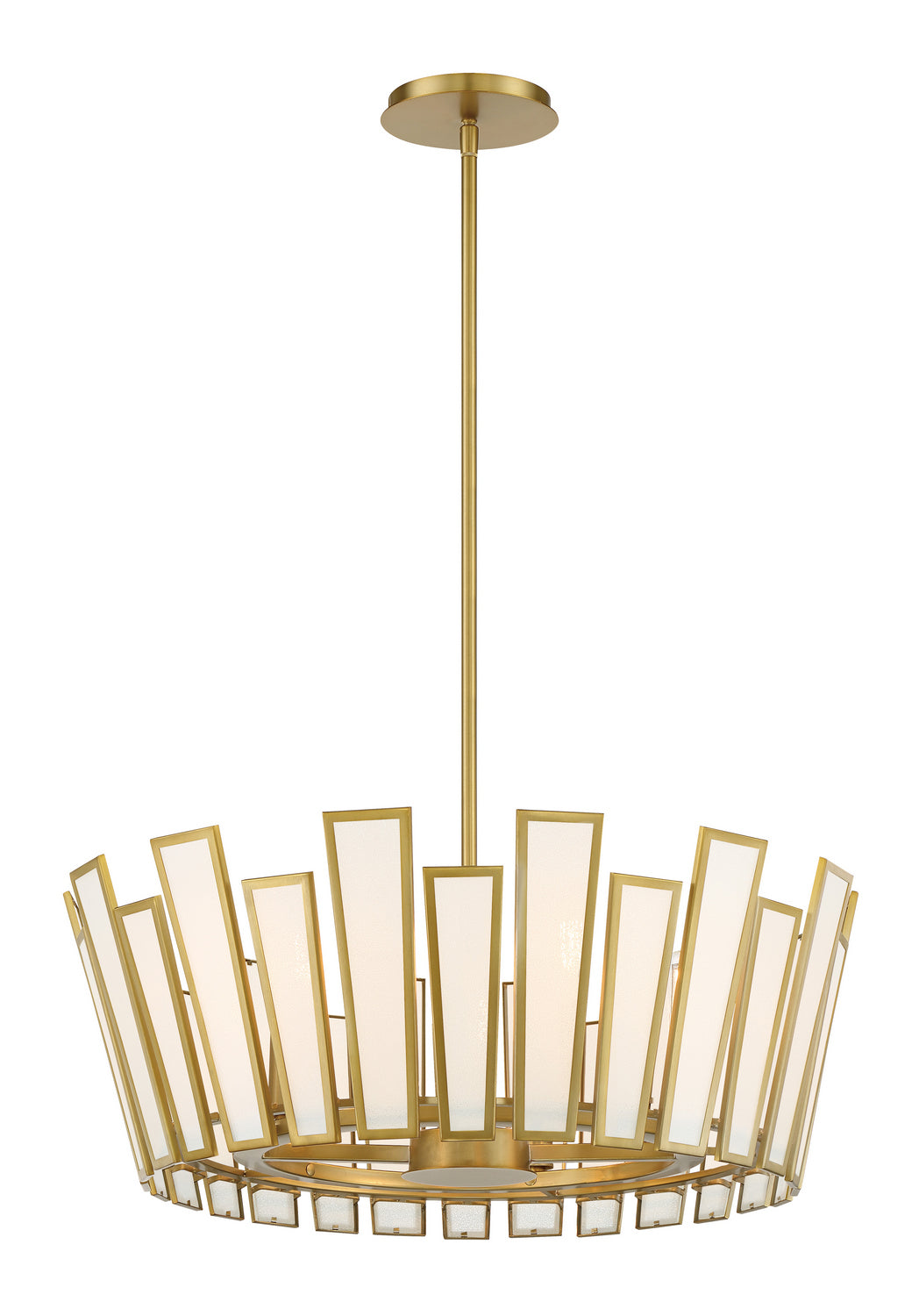 Minka-Lavery - 2675-695 - Five Light Pendant - Ricochet - Soft Brass