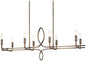 Minka-Lavery - 2698-115 - Eight Light Island Pendant - Yorkville - Aged Darkwood With Silver Pati