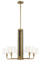 Minka-Lavery - 2785-695 - Five Light Chandelier - Chelsea - Soft Brass