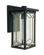 Minka-Lavery - 72802-727 - One Light Outdoor Wall Mount - Hillside Manor - Sand Coal And Mystic Gold