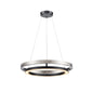 DVI Lighting - DVP40847EB+BN-CCT - LED Foyer Pendant - Cybele Cct - Ebony And Satin Nickel