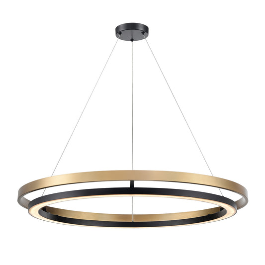 DVI Lighting - DVP40849EB+BR-CCT - LED Pendant - Cybele Cct - Brass And Satin Nickel