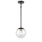 DVI Lighting - DVP43121MF+EB-CL - One Light Pendant - Mackenzie Delta - Multiple Finishes And Ebony With Clear Glass
