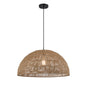 DVI Lighting - DVP44218BK-TY - One Light Pendant - Lac Du Bonnet - Black And Tan Yarn