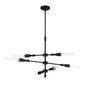 Designers Fountain - D231M-IS-MB - Six Light Island Pendant - Louise - Matte Black