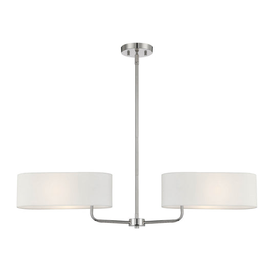 Designers Fountain - D253M-IS-PN - Two Light Island Pendant - Midtown - Polished Nickel