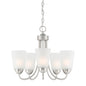 Designers Fountain - D267M-5CH-BN - Five Light Chandelier - Malone - Brushed Nickel