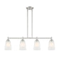 Designers Fountain - D267M-IS-BN - Four Light Island Pendant - Malone - Brushed Nickel