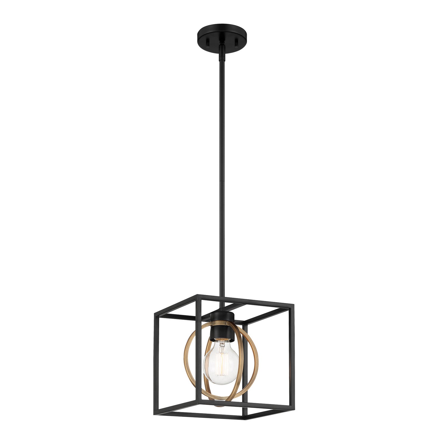 Designers Fountain - D276M-8P-MB - One Light Pendant Convertible - Kew Gardens - Matte Black