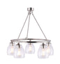 Minka-Lavery - 2435-84 - Five Light Chandelier - Winsley - Brushed Nickel