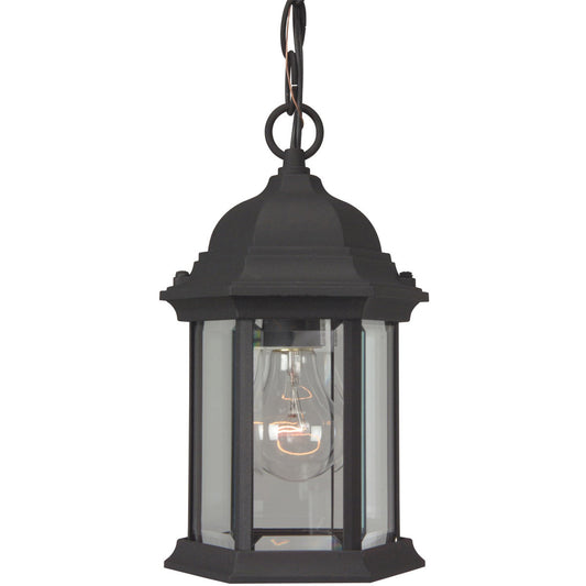 Craftmade - Z291-TB - One Light Outdoor Pendant - Hex Style Cast - Textured Black