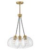 Lark - 83013LCB - LED Pendant - Rumi - Lacquered Brass