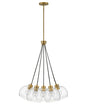 Lark - 83015LCB - LED Pendant - Rumi - Lacquered Brass