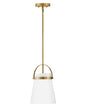 Lark - 83057LCB - LED Pendant - Tori - Lacquered Brass