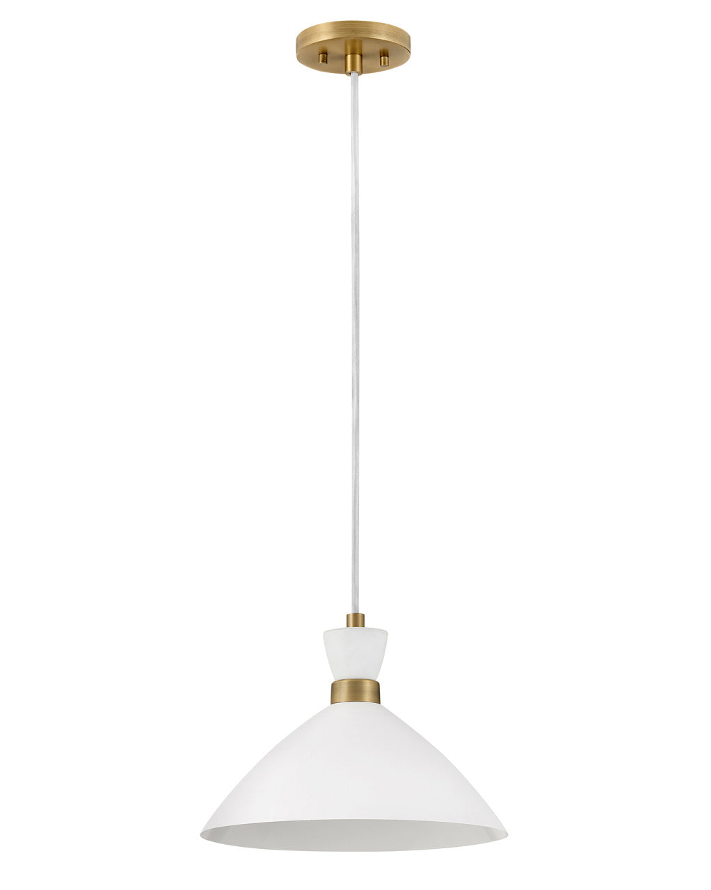 Lark - 83257MW-HB - LED Pendant - Simon - Matte White