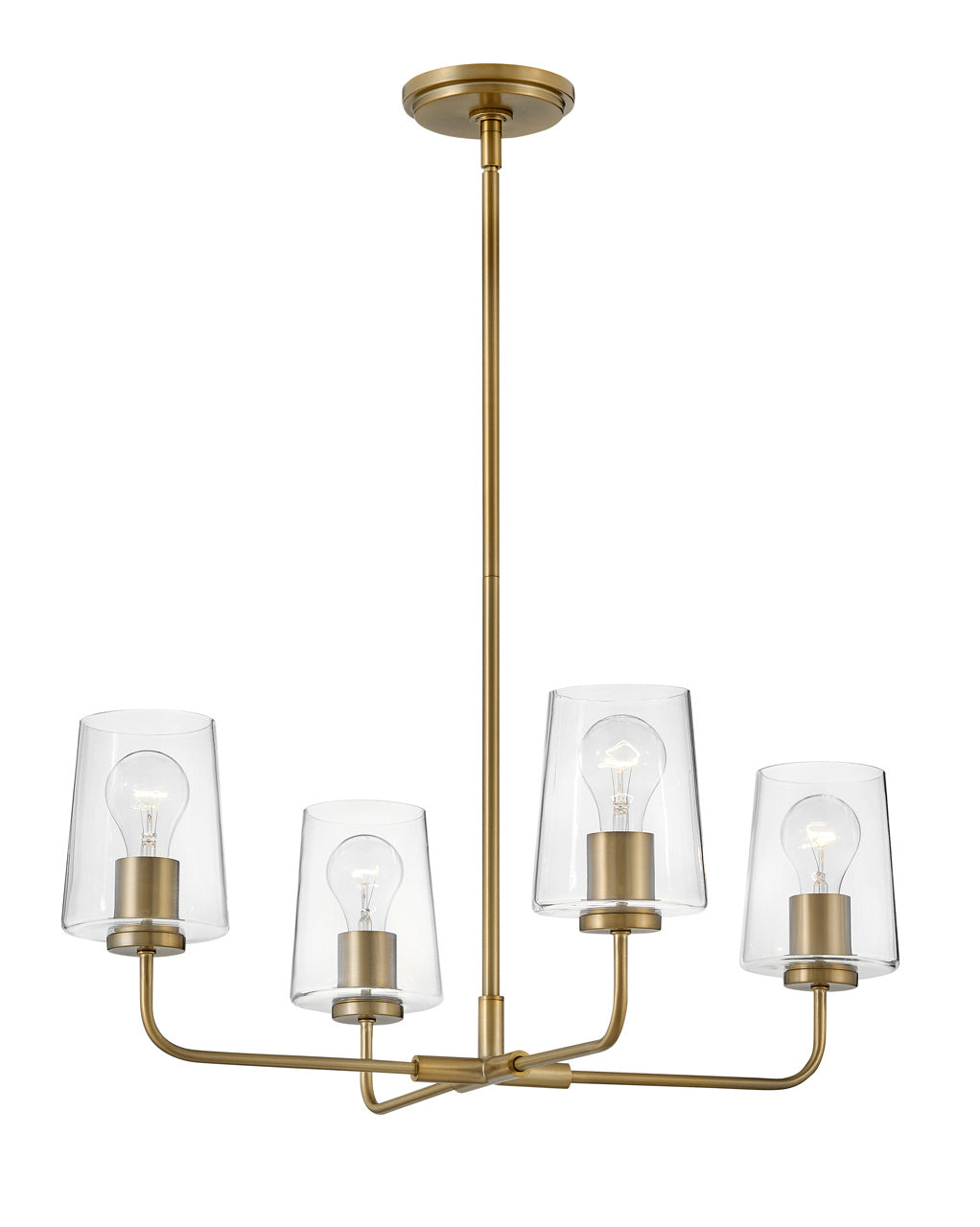 Lark - 83454LCB - LED Chandelier - Kline - Lacquered Brass