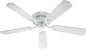 Quorum - 11525-6 - 52"Ceiling Fan - Custom Hugger - White