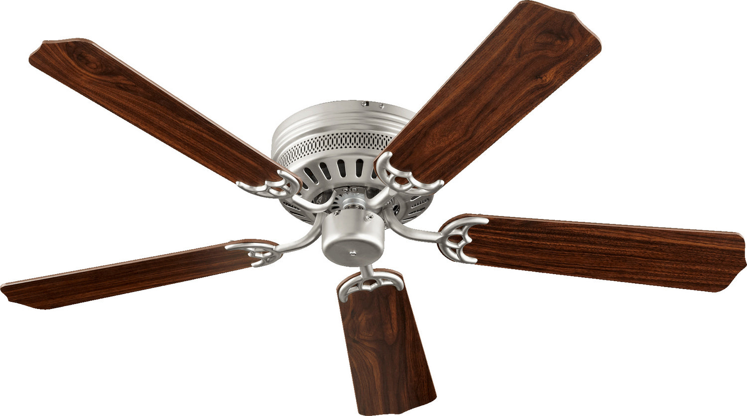 Quorum - 11525-65 - 52"Ceiling Fan - Custom Hugger - Satin Nickel