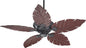 Quorum - 135525-44 - 52"Patio Fan - Monaco - Toasted Sienna