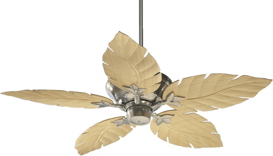 Quorum - 135525-65 - 52"Patio Fan - Monaco - Satin Nickel