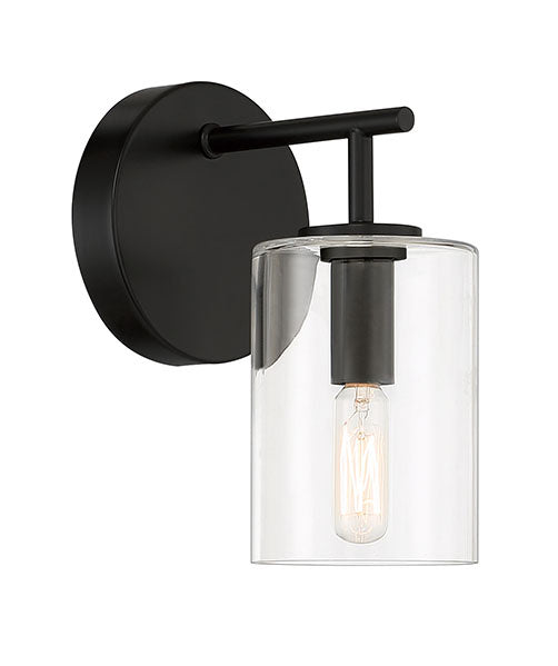 Craftmade - 55661-FB - One Light Wall Sconce - Hailie - Flat Black