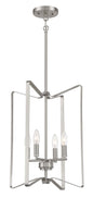 Craftmade - 56134-BNK - Four Light Foyer Pendant - Shayna - Brushed Polished Nickel