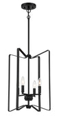 Craftmade - 56134-FB - Four Light Foyer Pendant - Shayna - Flat Black