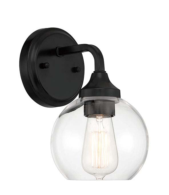 Craftmade - 56201-FB - One Light Wall Sconce - Glenda - Flat Black