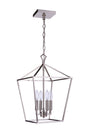 Craftmade - 56334-BNK - Four Light Foyer Pendant - Flynt II - Brushed Polished Nickel