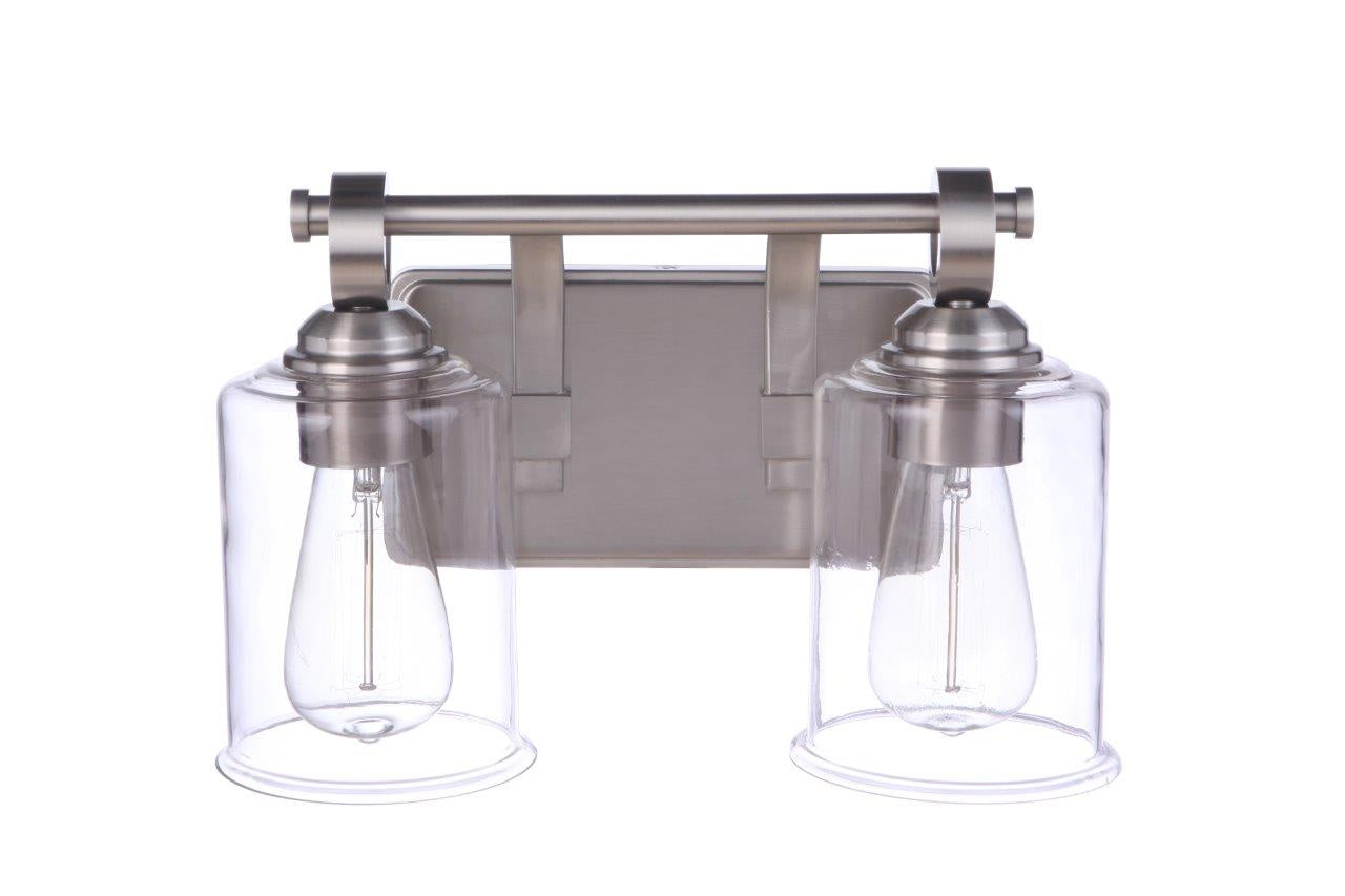 Craftmade - 56402-BNK - Two Light Vanity - Romero - Brushed Polished Nickel