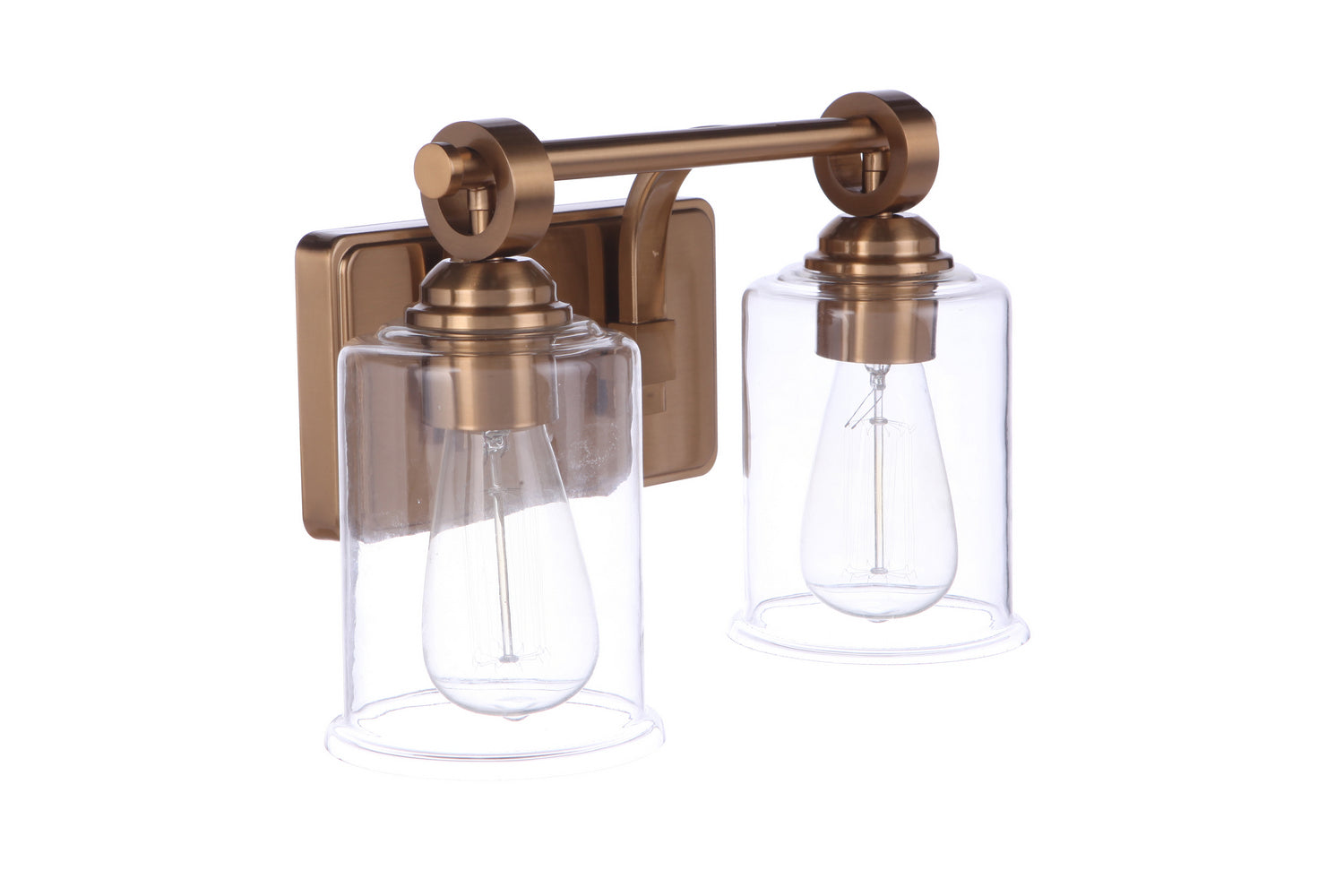 Craftmade - 56402-SB - Two Light Vanity - Romero - Satin Brass