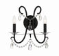 Crystorama - 6822-MK-CL-MWP - Two Light Wall Sconce - Othello - Matte Black