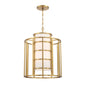 Crystorama - 9597-LG - Six Light Chandelier - Hulton - Luxe Gold