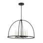 Crystorama - ABB-3008-BK - Eight Light Chandelier - Abbott - Black