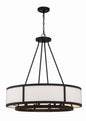 Crystorama - BRY-8008-BF - Eight Light Chandelier - Bryant - Black Forged