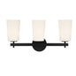 Crystorama - COL-103-BK - Three Light Wall Sconce - Colton - Black