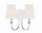 Crystorama - PAY-922-CH - Two Light Wall Sconce - Payton - Polished Chrome