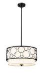 Z-Lite - 197-17MB - Three Light Pendant - Kendall - Matte Black