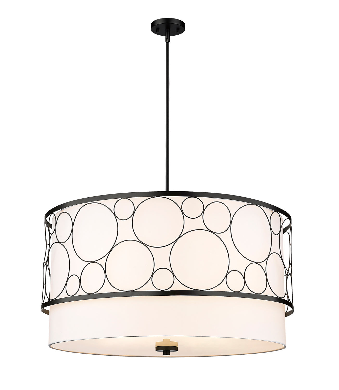 Z-Lite - 197-32MB - Five Light Chandelier - Kendall - Matte Black