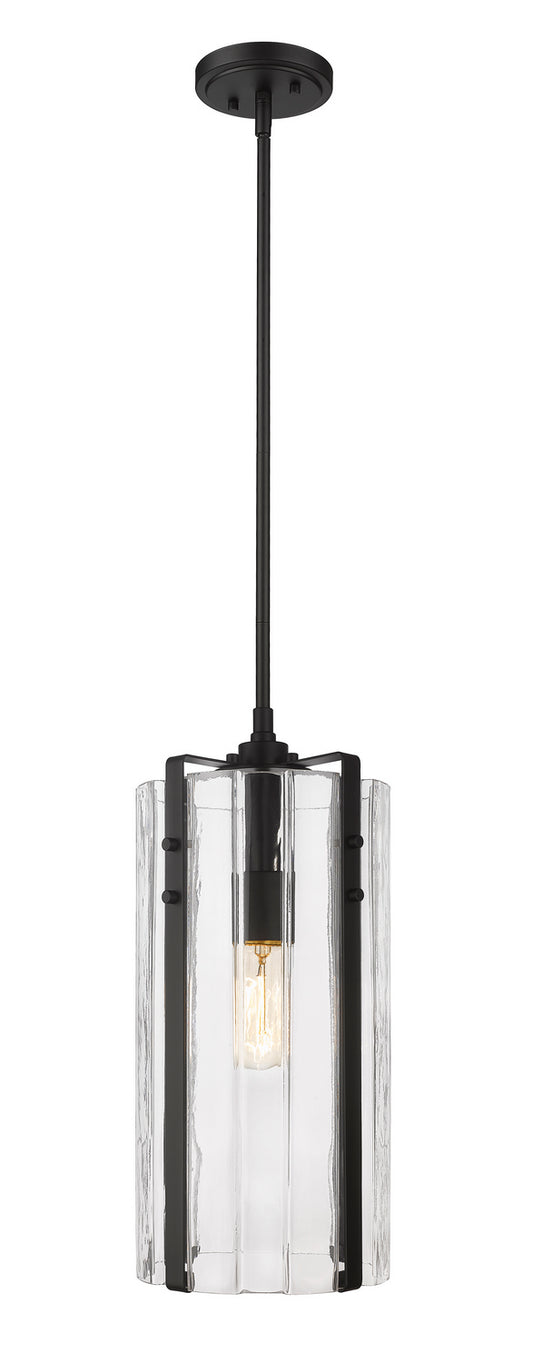 Z-Lite - 3036P8-MB - One Light Pendant - Alverton - Matte Black