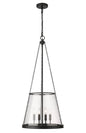 Z-Lite - 341P18-MB - Four Light Pendant - Prescott - Matte Black