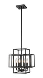 Z-Lite - 454-14MB - Four Light Pendant - Titania - Matte Black