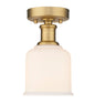 Z-Lite - 733F1-HBR - One Light Flush Mount - Bryant - Heritage Brass