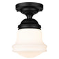 Z-Lite - 735F10-MB - One Light Flush Mount - Vaughn - Matte Black