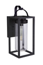 Craftmade - ZA4824-MN - One Light Outdoor Wall Lantern - Neo - Midnight