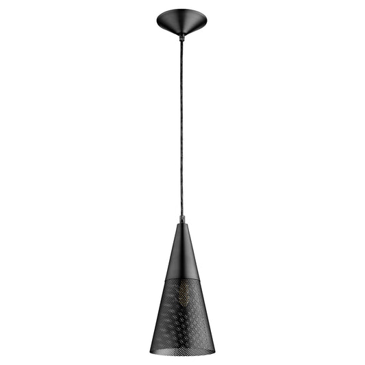 Quorum - 1316-59 - One Light Pendant - Mesh Cone Pendants - Matte Black