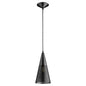 Quorum - 1316-59 - One Light Pendant - Mesh Cone Pendants - Matte Black