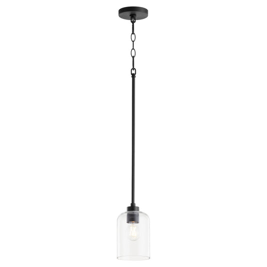 Quorum - 3374-59 - One Light Pendant - Tribute - Matte Black